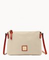 Dooney Pebble Grain Crossbody Pouchette Bone ID-aVlTLjnC