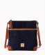 Dooney Suede Tassel Crossbody Navy ID-Fd8ezbKu