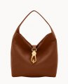 Dooney Florentine Logo Lock Shoulder Bag Chestnut ID-3oSUWVT6