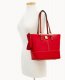 Dooney Pebble Grain Small Tobi Tote Red ID-hkGACJQw