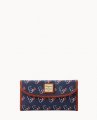 Dooney NFL Texans Continental Clutch TEXANS ID-a90DHj9I