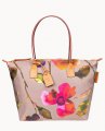 Dooney Roberta Pieri Flower Classic Large Robertina Tote Taupe ID-600XCQuH