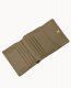 Dooney Pebble Grain Small Flap Credit Card Wallet Olive ID-ufakwRDz