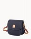 Dooney Pebble Grain Saddle Bag Midnight Blue ID-vVJO3ss7