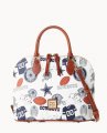 Dooney NFL Cowboys Zip Zip Satchel COWBOYS ID-k8er0f46