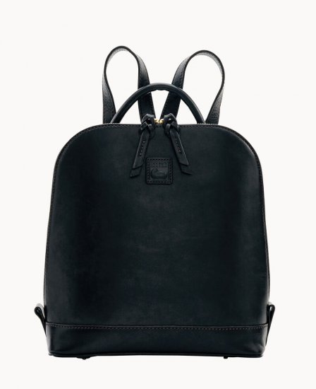 Dooney Florentine Zip Pod Backpack Black Black ID-Zq0d6cMC - Click Image to Close