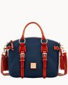 Dooney Pebble Grain Bristol Satchel Midnight Blue ID-oPsJwjYY