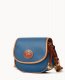 Dooney All Weather Leather 3.0 Saddle Crossbody 20 Denim ID-QjSJ3KMc