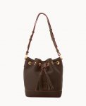 Dooney Florentine Small Drawstring Brown Tmoro ID-X1hou6ZZ