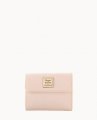 Dooney Saffiano Small Flap Credit Card Wallet Blush ID-u3CyjtPW