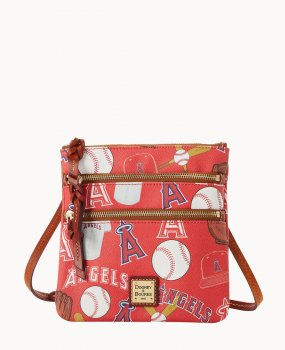 Dooney MLB Angels N S Triple Zip Crossbody Angels ID-LaQ9OcLQ