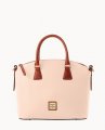 Dooney Pebble Grain Domed Satchel Blush ID-dbWhiB4B