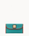 Dooney Pebble Grain Continental Clutch Spearmint ID-G1LujX3U