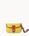 Dooney Oncour Cabriolet Flap Wristlet Yellow ID-3X7wxwac