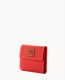 Dooney Pebble Grain Small Flap Credit Card Wallet Red ID-xIYaK7PS