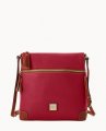 Dooney Pebble Grain Large Tassel Crossbody Wine ID-n6joyHzX