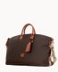 Dooney Getaway Cabriolet Weekender Chocolate ID-yOyNA9nx