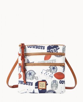 Dooney NFL Cowboys N S Triple Zip Crossbody COWBOYS ID-KztXdRCm