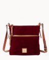 Dooney Suede Letter Carrier Wine ID-I7qdNgo7