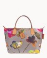 Dooney Roberta Pieri Flower Classic Small Robertina Tote Taupe ID-1uEMBqaB