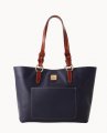 Dooney Pebble Grain Tammy Tote Midnight Blue ID-i64O2qXk