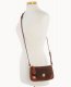 Dooney Suede Slim Crossbody Brown Tmoro ID-PPyFc5BH