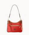 Dooney Pebble Grain Small Hobo Red ID-axWGKABn