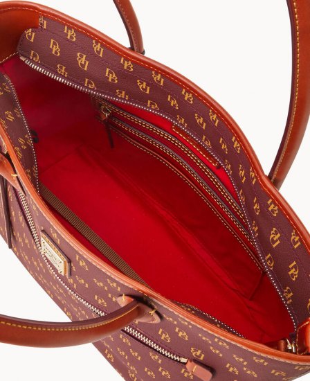 Dooney Gretta Tote Bordeaux ID-lbpPzPjv - Click Image to Close