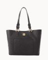 Dooney Ostrich Tammy Tote Black ID-jSseoWjy