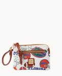 Dooney Collegiate University of Florida Zip Around Wristlet U OF FLORIDA ID-iulRR3GM