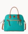 Dooney Pebble Grain Large Domed Satchel Spearmint ID-vsCnJxnp