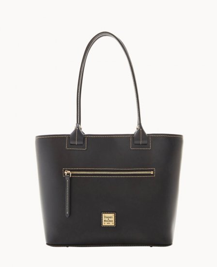 Dooney Quincey Beacon Tote Black ID-D3JgVNBB - Click Image to Close