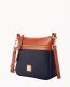 Dooney Pebble Grain Crossbody 25 Midnight Blue ID-KI3i0Mty