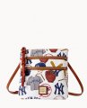 Dooney MLB Yankees N S Triple Zip Crossbody YANKEES ID-AffmgorC