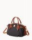 Dooney Pebble Grain Medium Mail Satchel Black ID-coI6PU7P