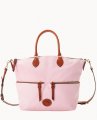 Dooney Nylon Large Pocket Satchel Light Pink ID-oz96SeBo