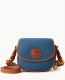 Dooney All Weather Leather 3.0 Saddle Crossbody 20 Denim ID-QjSJ3KMc