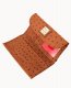 Dooney Ostrich Continental Clutch Caramel ID-3QwB4B5K