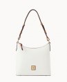 Dooney Wexford Leather Hobo White ID-JzAOflY2