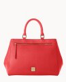 Dooney Saffiano Zip Satchel Tomato ID-0zLHMfbt