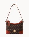 Dooney Gretta Shoulder Bag Brown Tmoro ID-ZQnDU4lS