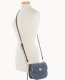 Dooney Denison Saddle Bag Steel Blue ID-sRf9Q6Z7