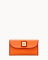 Dooney Pebble Grain Continental Clutch Clementine ID-XupXtaIz