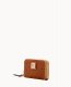 Dooney Ostrich Large Zip Around Credit Card Case Caramel ID-RMCJ0FU5