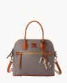 Dooney Pebble Grain Domed Satchel Elephant ID-G0l4hEud