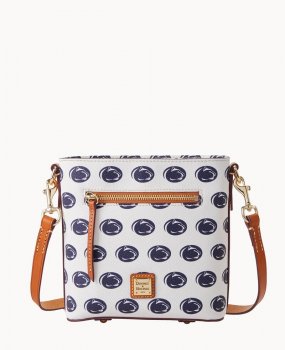 Dooney Collegiate Penn State Small Zip Crossbody PENN STATE ID-RC3E7ARK