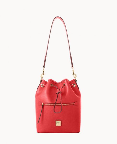 Dooney Saffiano Drawstring Tomato ID-oMz86b98 - Click Image to Close