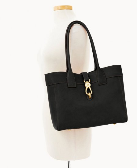 Dooney Florentine Large Amelie Shoulder Bag Black Black ID-kVl8V6hU - Click Image to Close
