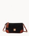 Dooney Suede Slim Crossbody Black ID-3aVAeFYu