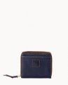 Dooney Florentine Small Zip Around Wallet Navy ID-gUNoF5HI